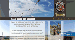 Desktop Screenshot of pension-gutenberg.de